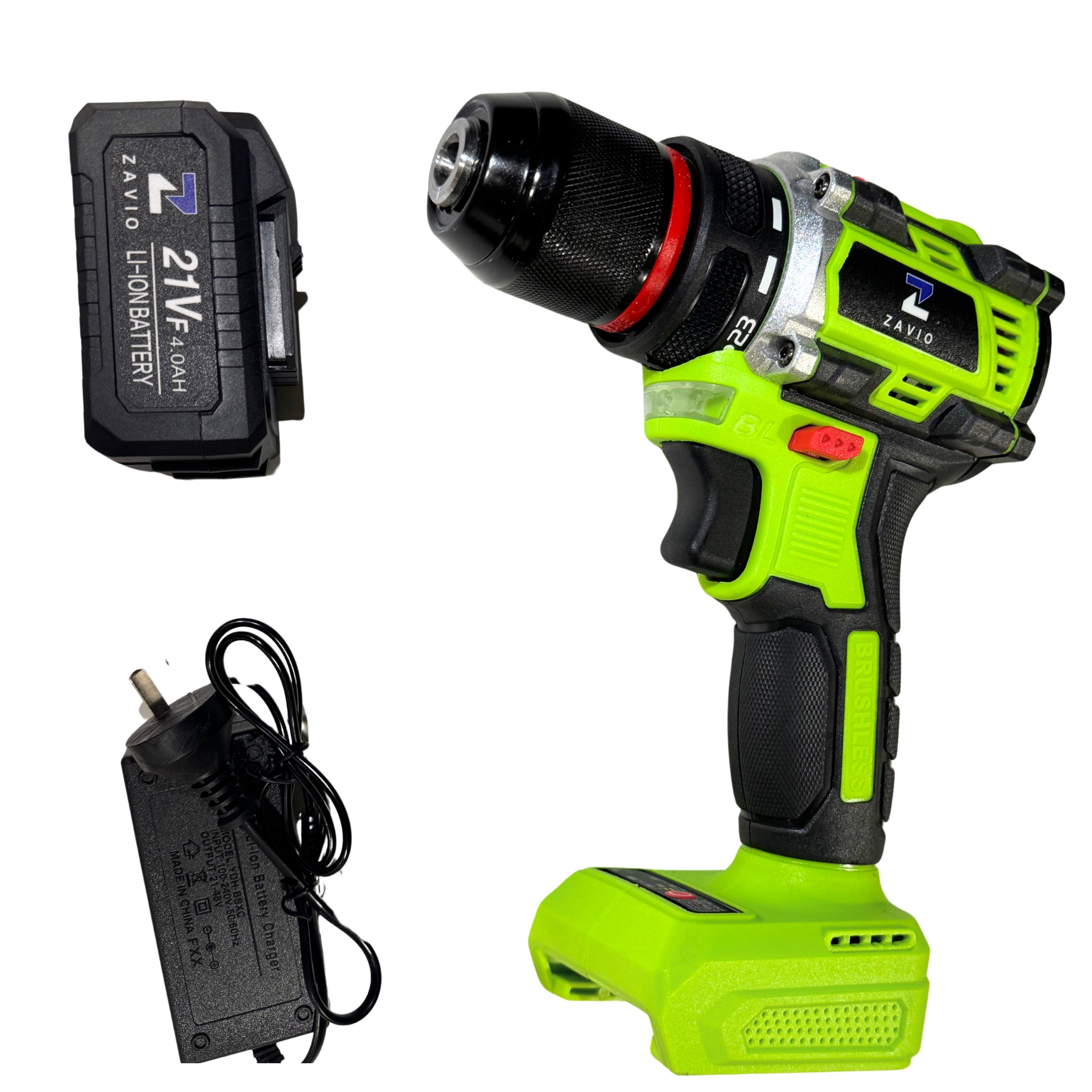 Brushless Electric Drill 16.8 V with 2.0Ah Battery Chargeable Powerful Tool