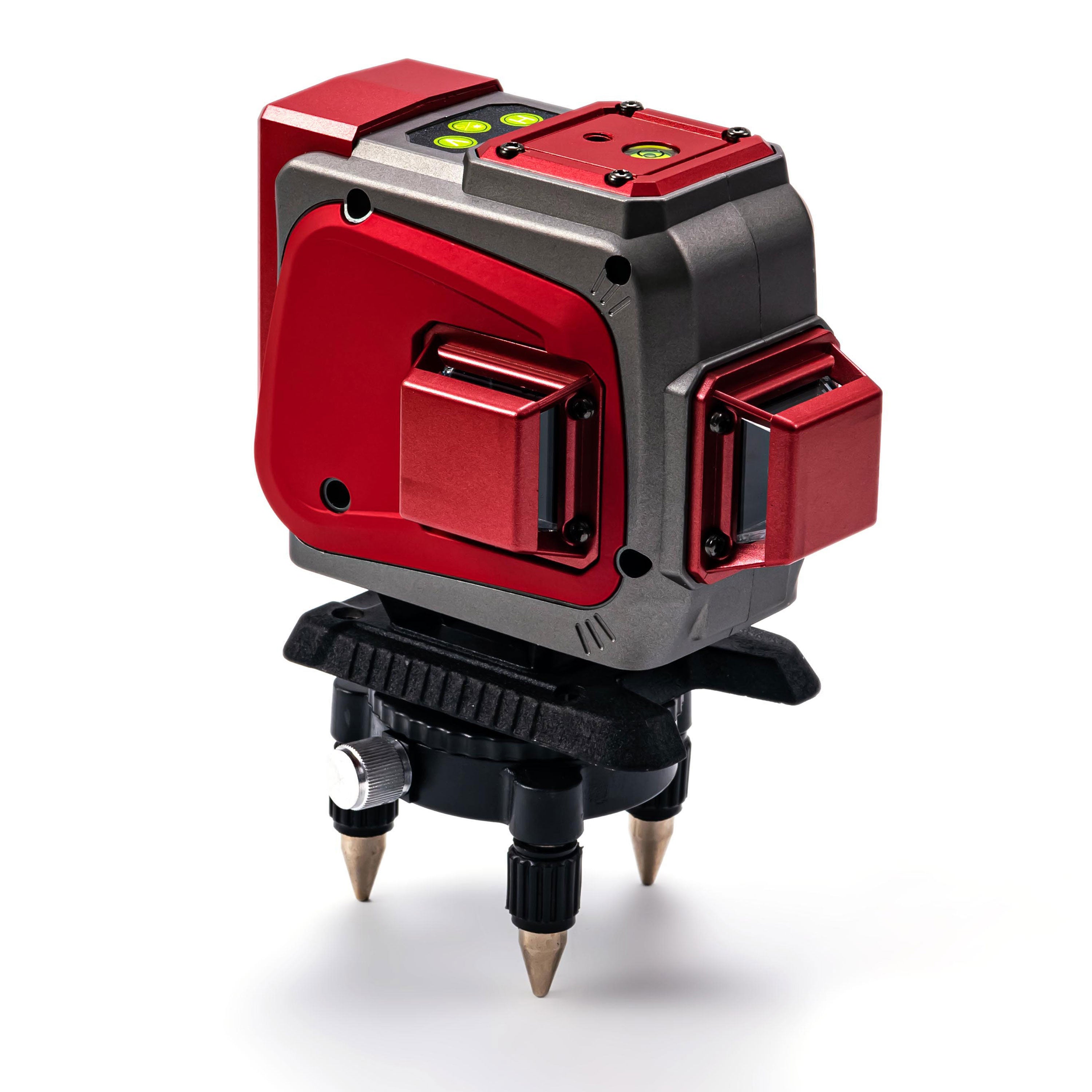 3D 360° Automatic Self-Leveling Laser Level Tool Set - Professional Cross Line Laser for Construction, Tile Installation, Wall Mounting & Home DIY