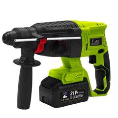 21V Brushless Cordless Hammer Drill – 1.7J Impact Energy, 22mm Max Drilling Capacity, 4.0Ah Battery – Heavy-Duty Rotary Drill for Masonry & Concrete