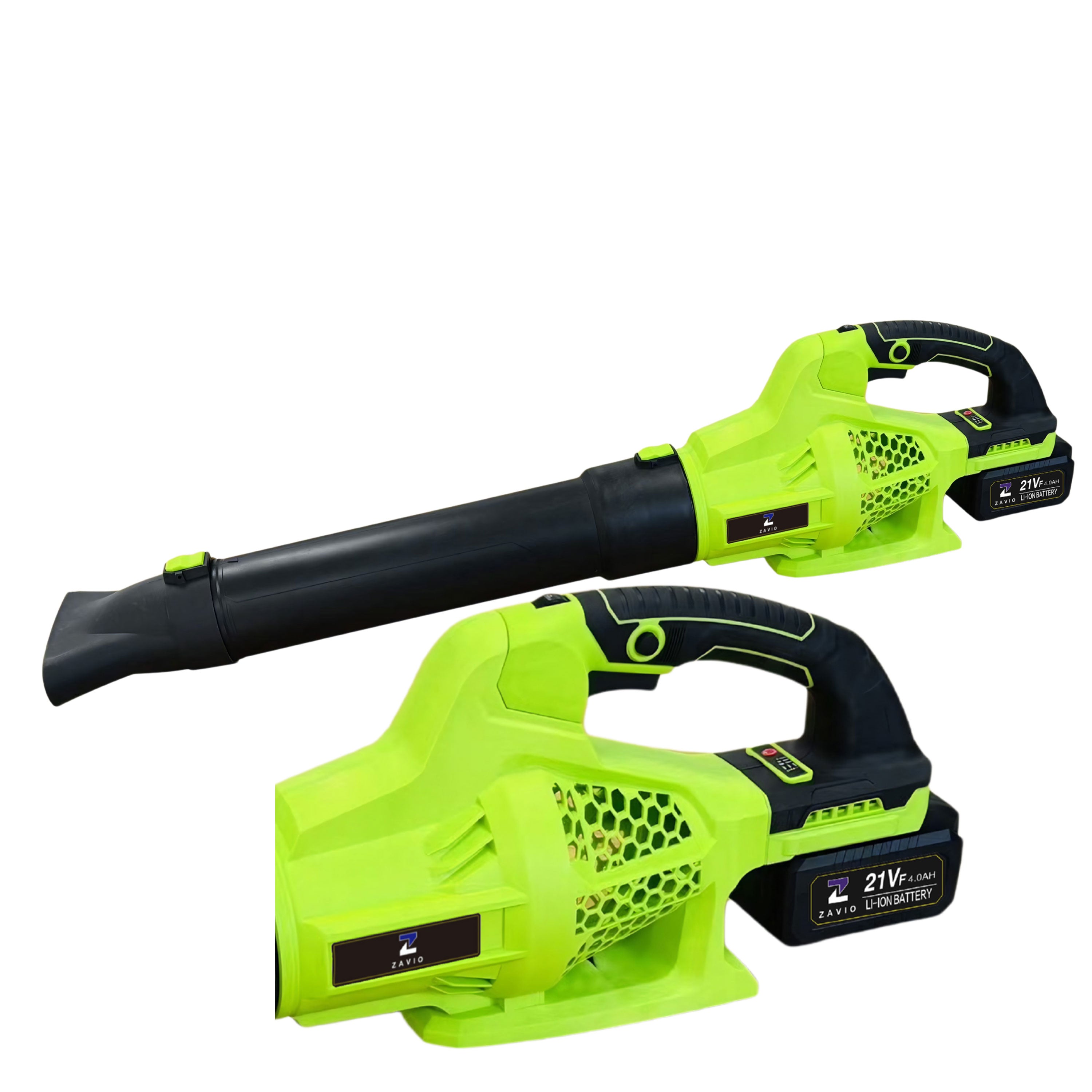21V Brushless Cordless Leaf Blower – 20,000 RPM, 5.2 m³/min Air Volume, 4.0Ah Battery for Powerful Outdoor Cleaning