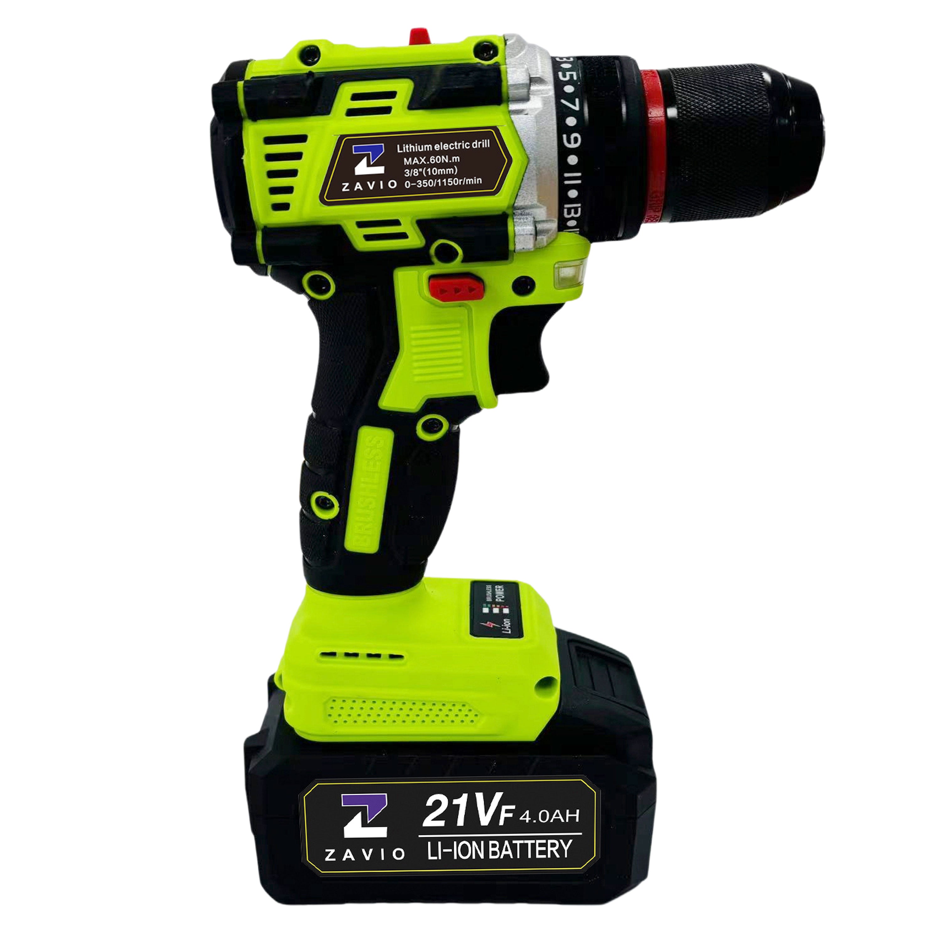Brushless Electric Drill 16.8 V with 2.0Ah Battery Chargeable Powerful Tool