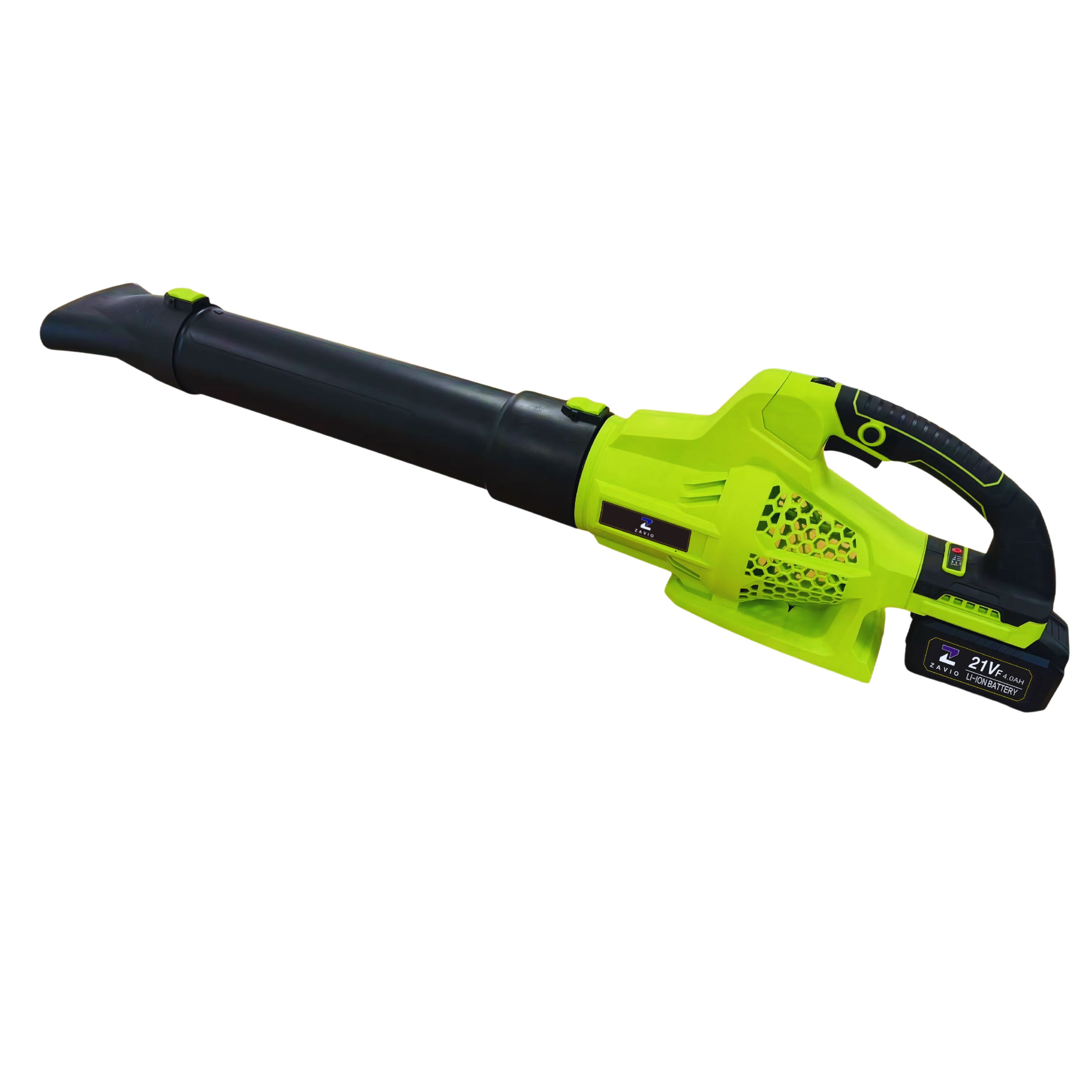 21V Brushless Cordless Leaf Blower – 20,000 RPM, 5.2 m³/min Air Volume, 4.0Ah Battery for Powerful Outdoor Cleaning