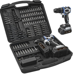 21V Brushless Cordless Impact Drill Set – 2-Speed, 30Nm Torque, 2.0Ah Battery – Powerful DIY & Industrial Tool