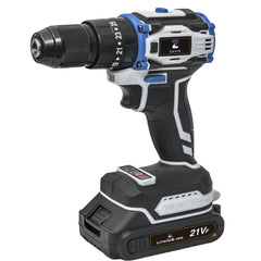 21V Brushless Cordless Impact Drill Set – 2-Speed, 30Nm Torque, 2.0Ah Battery – Powerful DIY & Industrial Tool